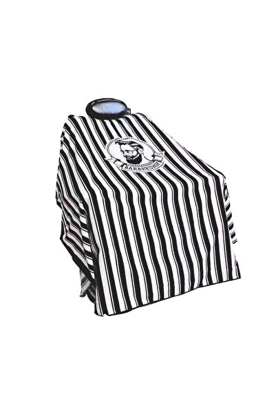 Choice10 رداء قص الشعر الاحترافي WB-02 ذو الخطوط الكلاسيكية، مقاوم للماء، منا...