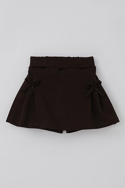 Breeze Girl's Shorts Skirt with Bow Accessories, Elastic, 3-7 Years Old, Dark...