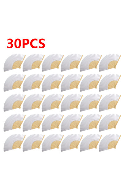 choice2 مجموعة فاكيند 30 قطعة مروحة - 50 قطعة مروحة قابلة للطي مصنوعة من الور...