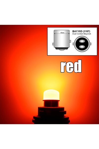 Choice1 1157 أحمر، قطعتان، BLALION، قطعتان، P21/5W BA15S، 1156 مصباح LED، PY2...