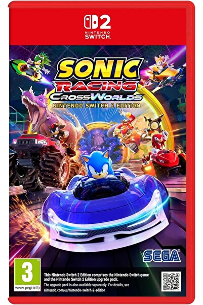 SEGA لعبة Sonic Racing: CrossWorlds لجهاز Switch 2 (تصنيف PEGI)