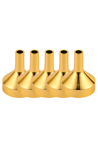Choice3 5 قطع - ذهبي، 2/5/10 قطع، قمع صغير لتوزيع العطور، أداة معدنية بلاستيك...