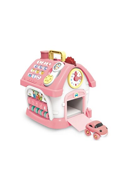 OEM Căsuță educativă și interactivă 8 în 1 pentru copii - Roz