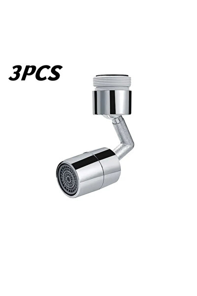 choice2 صنبور 720 درجة، 3 قطع، صنبور عالمي 720 درجة، محول تمديد صنبور حوض الغ...