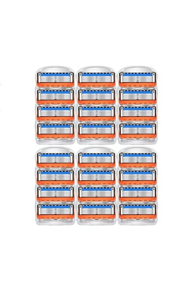 Choice3 ماكينة حلاقة يدوية للرجال من KVIFO، 24 شفرة، خمس طبقات، شفرات من الفو...