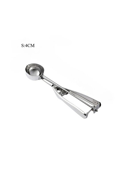 choice2 S-4CM Baking Ice Cream Scoop Kitchen Tools Stainless Steel Spring Han...