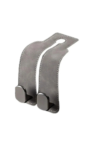 choice2 خطاف سيارة رمادي 2 في 1، خطافات ظهر المقعد الخلفي للسيارة، مشبك تعليق...