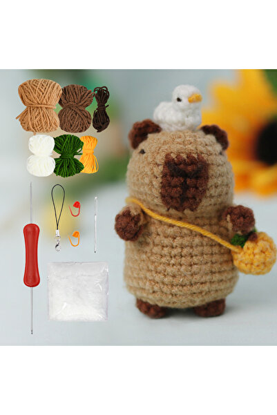Choice4 Capybara and duck Capybara and turtle Crhet Kit, Beginner Friendly Cu...