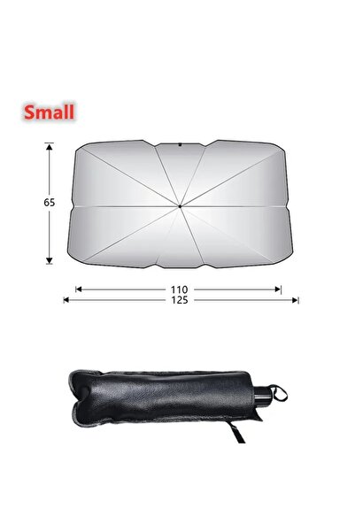 Choice1 Color 1pcs Small Car Sunshade Windshield Umbrella Front Sun Shade Par...