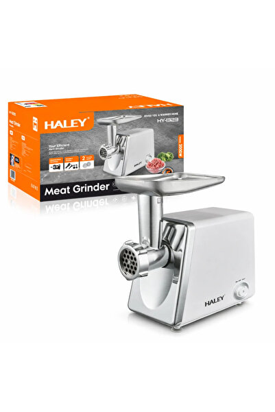 HALEY Meat grinder HY-1323, 3000W, reverse function, 2 sieves, stainless steel