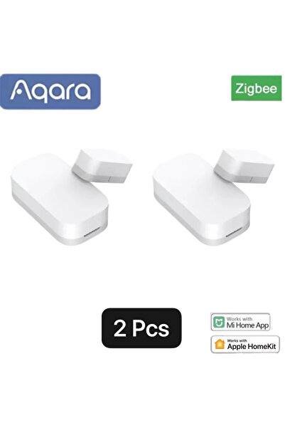 Choice1 قطعتان من مستشعرات الأبواب والنوافذ الذكية من أكارا، اتصال لاسلكي بتق...