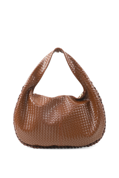 SHAKA Taba Shk311 Knitted Patterned Faux Leather, Zippered, Single Compartmen...