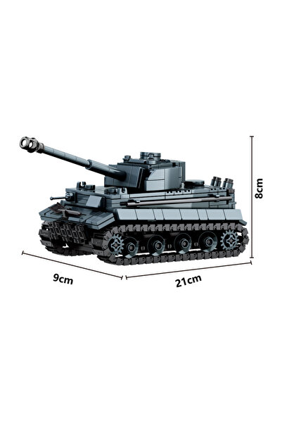 Choice 435Pcs WW2 Military Army Soldiers World War 2 Tank Armored Vehicle Mod...