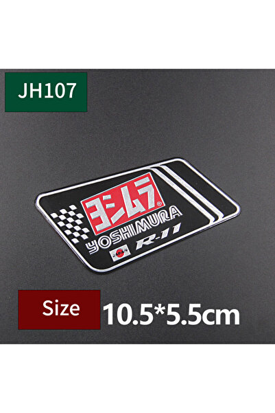 Choice1 JH107-MTTZ014 Motorcycle Exhaust Tip Pipe Stickers CF Motorbike Alumi...