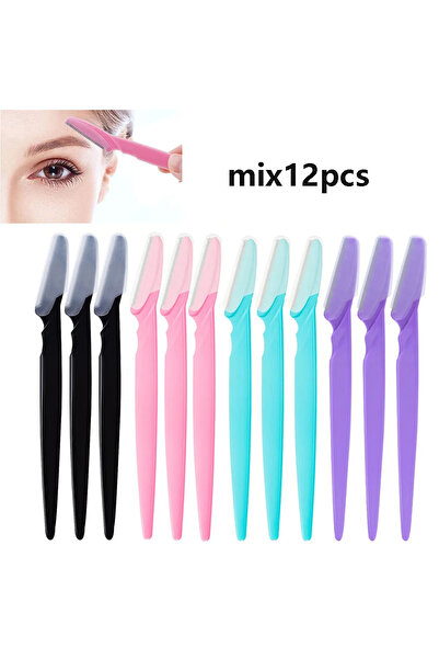 Choice1 C514-mix 12pcs 6/12Pcs Mix Color Eyebrow Razor Women Face And Body Sa...