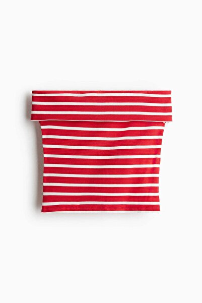 H&M Ribbed off-the-shoulder top