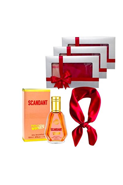 Fragrance World 3 x Set Elysa – Eau de Parfum Scandant Belle Women 50ml, Red ...