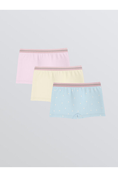 LC Waikiki Özmarka Nou sezon cu imprimeu pentru fete boxeri 3-bucăți