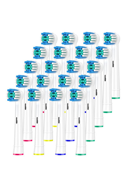 Choice3 ٢٠ قطعة من رؤوس فرشاة الأسنان البديلة المتوافقة مع رؤوس فرشاة الأسنان...