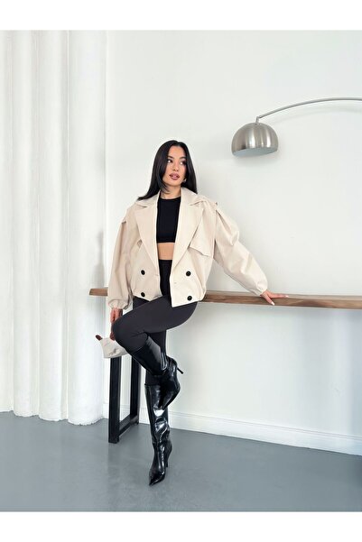 Ekim Store Cape Bomber Trench Jacket