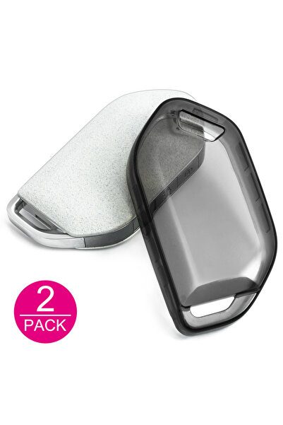 Choice1 غطاءان رفيعان لمفتاح السيارة، مع سلسلة، مناسبان لسيارات كيا سورينتو E...