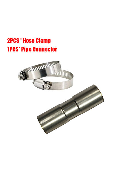 Choice4 وصلة أنبوب عادم سخان الهواء BJ-N-3PCS 24mm مع مشبك لقوارب Webasto