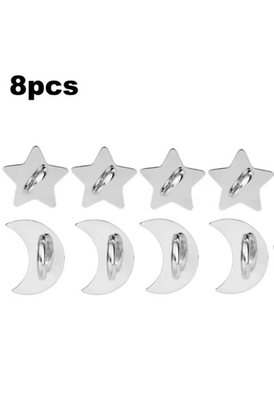 Choice9 8PCS Mixed Phone Charm Hook Cell Phone Finger Ring Phone Holder Adhes...