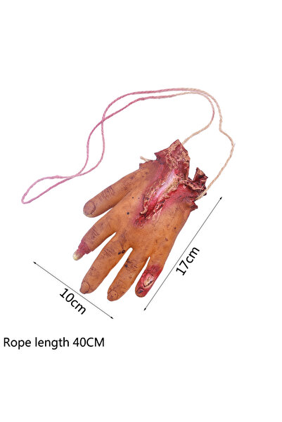 Choice4 B01 Halloween Realistic Simulation Bat Fake Bloody Mouse Broken Hand ...