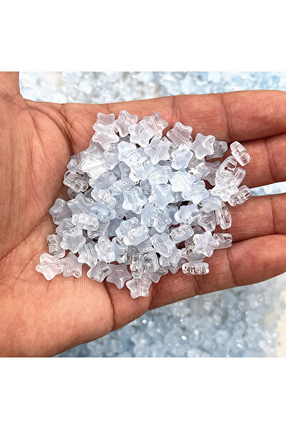 Choice6 19 30pcs 8mm AB Color Five-pointed Star Beads Czech Glass Loose Space...