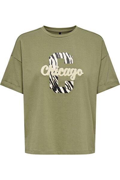 ONLY Onlcia S/S Foldup Prnt Top Women's T-Shirt 15366009