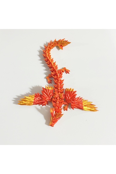 Choice4 1 14cm 3D Printed Magic Wing Dragon Movable Fidget Toy Rotatable Arti...