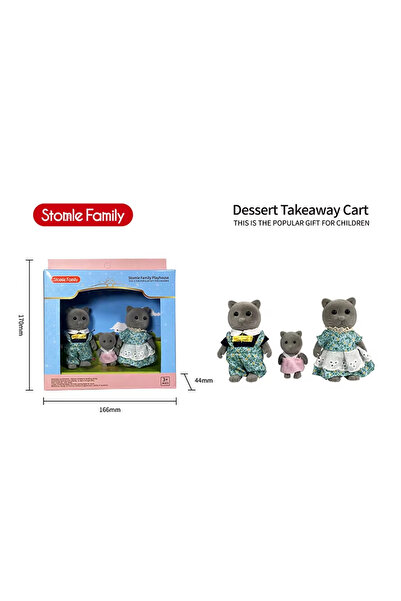 Choice14 H01-5 TINSOL Simulation Forest Bunny Family DIY Game Set Forest Anim...