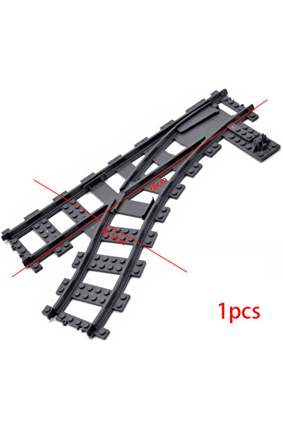 Choice9 A219-1pcs رصيف محطة قطار المدينة، إشارة مرور، كهف، مسارات علوية، قضبا...