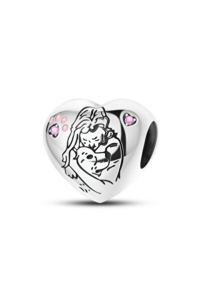 Choice7 KTC1540 New 100% 925 Sterling Silver Zircon Heart Sister Love Charms ...
