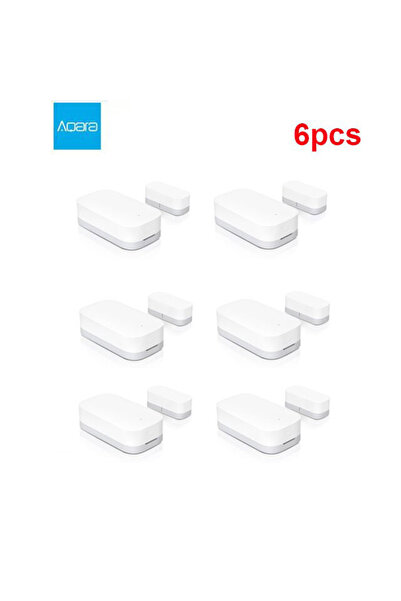 Choice4 6pcs Aqara Smart Door Window Sensor Zigbee Wireless Connection Mini D...