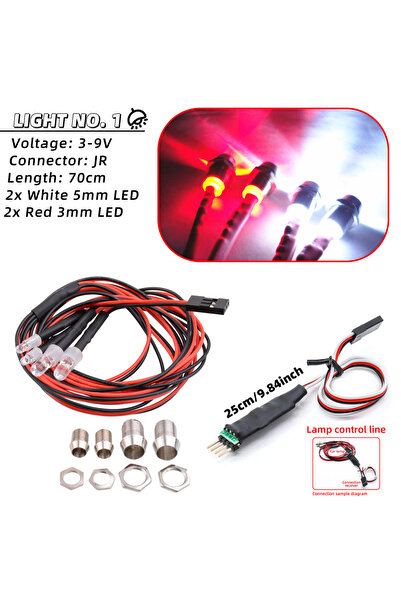 Choice5 مفتاح إضاءة واحد، طقم مصباح سيارة تحكم عن بعد 3/5 مم، مفتاح إضاءة LED...