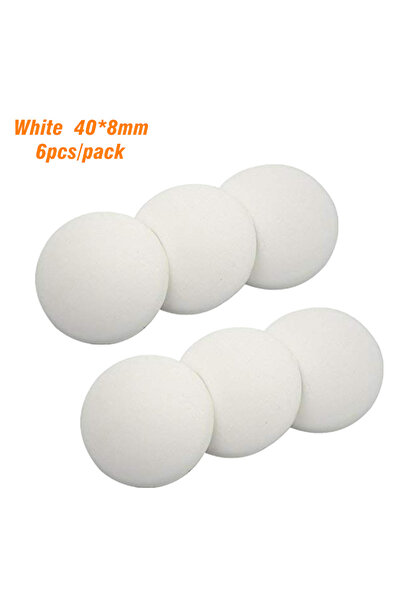 Choice5 6PCS 40x8mm White door knob wall shield Clear Soft Door Stopper door ...