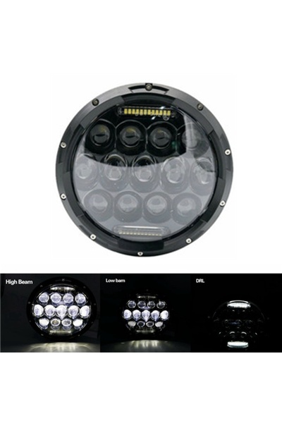 Choice5 قطعة واحدة من المصابيح الأمامية السوداء رقم العلامة E المعتمدة من وزا...