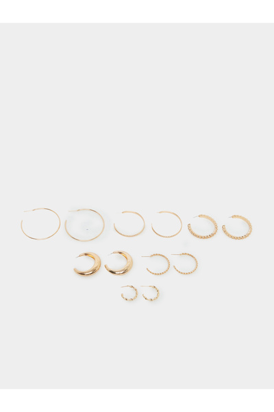Styli Pack of 6 - Gold Hoop Earrings