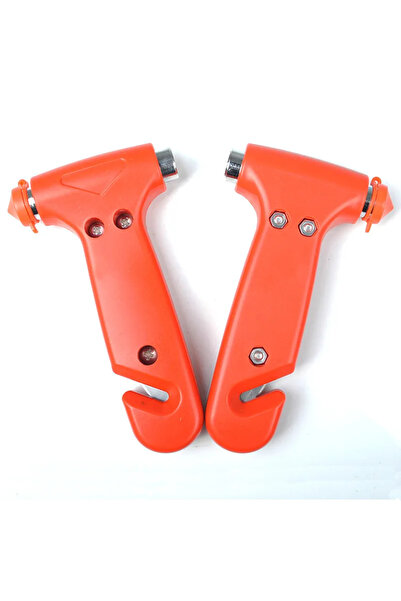 choice2 مطرقة أمان للسيارة مكونة من قطعتين، أداة كسر زجاج النوافذ في حالات ال...