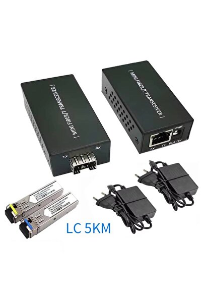 Choice4 محول وسائط LC 5km 1A1B جيجابت 1.25G مع محول SFP صغير للشبكات البصرية ...