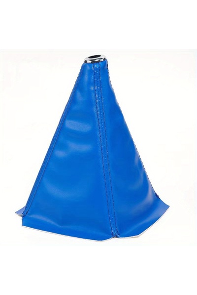 Choice1 غطاء ناقل الحركة من الجلد الصناعي Blue-BlueLine للسيارة، غطاء عام لمق...