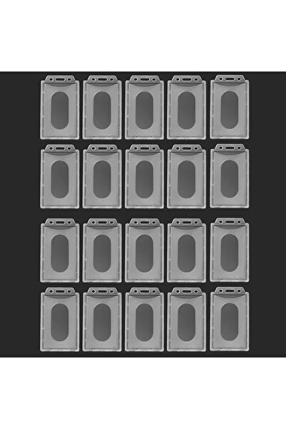 Choice7 20PCS-B 20/5/1PCS Waterproof Clear Plastic PVC ID Card Name Badge Hol...