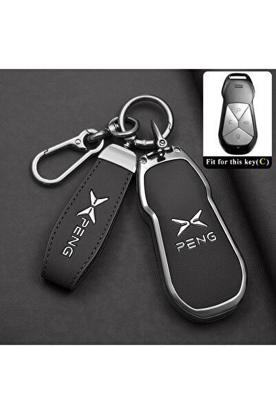 Choice9 fit for Xpeng G6 Style 6-Black Car Key Case for Xpeng Xiaopeng G6 202...