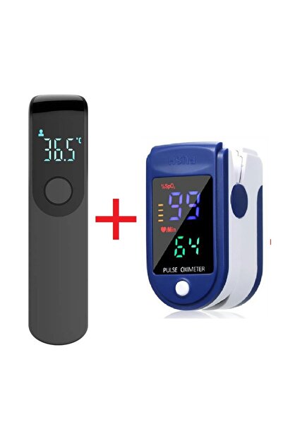 Choice3 مجموعة واحدة (قطعتان) من ميزان حرارة رقمي بالأشعة تحت الحمراء لقياس ح...