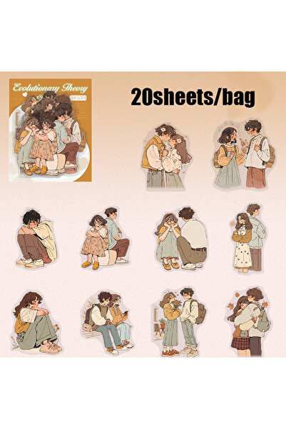 Choice4 5 20 ورقة ملصقات حب للأزواج، ملصقات رومانسية يمكنك صنعها بنفسك لتزيين...