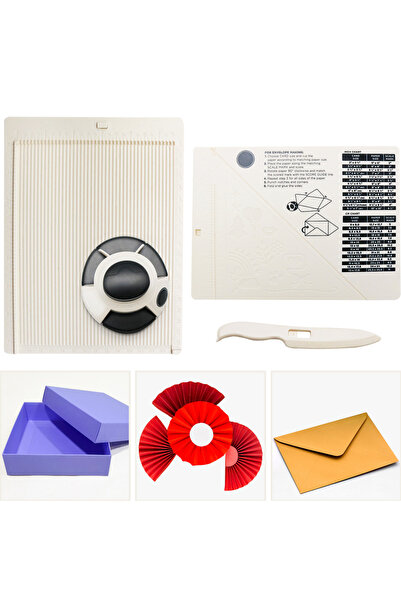 Choice4 مجموعة أدوات صنع الأظرف EM-03: لوحة تسجيل النقاط، لوحة تقطيع، قلم، أد...