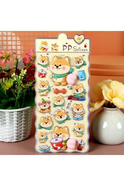 Choice5 P25 1pc Cute Cartoon Soft 3D Butt Stress Relief Stickers Rabbit Bear ...