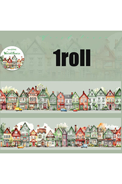 Choice6 S26668-6 شريط تزيين المنزل من سلسلة Mr.Paper kawaii Wacky House، دليل...