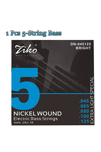 Choice11 1 Pcs 5 String 5/10 Set ZIKO Electric Bass Strings 4/5/6 String Bass...